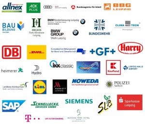 Logos der beteiligten Unternehmen